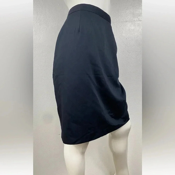 BRIGGS EASY CARE WASHABLE BLACK PENCIL SKIRT FULLY LINED SIZE 14 - Picture 2 of 6